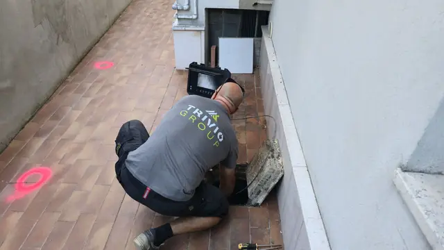 Videoispezione preliminare della condotta con telecamera professionale